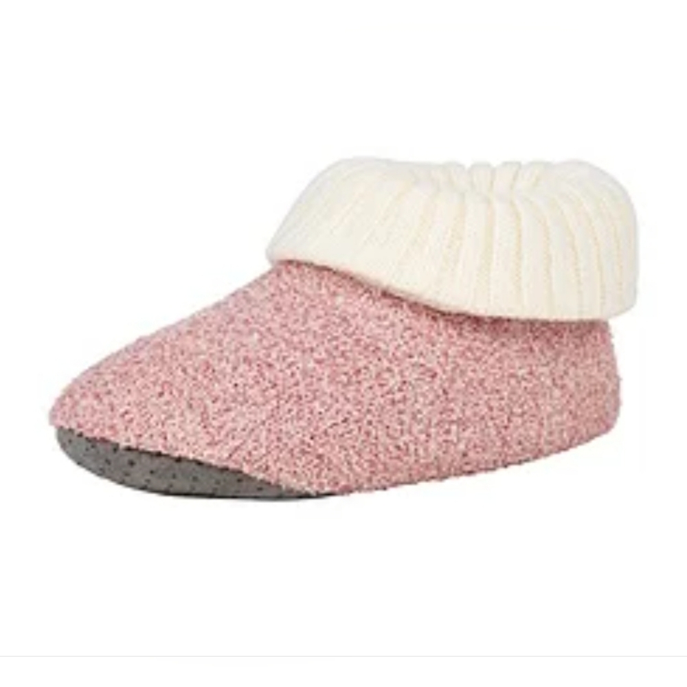 NWT Northeast Outfitters Women's Cozy Cabin Slippers Size S/M (Marl Pink)
